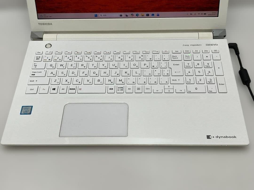 dynabookノートパソコン 8世代i7/8GB/SSD/Windows11