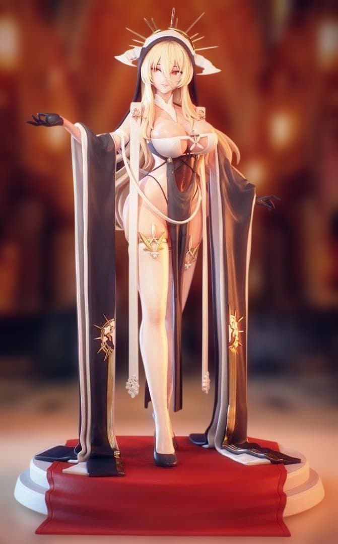 25ｃｍ　インプラカブル 1/7 アズールレーン ガレキ 未塗装未組立 アズレン