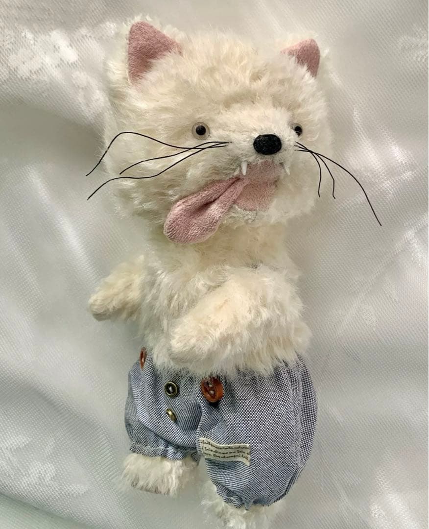 オオカミさん 狼 アーティストベア 海外作家様 ハンドメイド ぬいぐるみ 置物