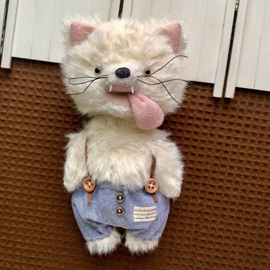 オオカミさん 狼 アーティストベア 海外作家様 ハンドメイド ぬいぐるみ 置物
