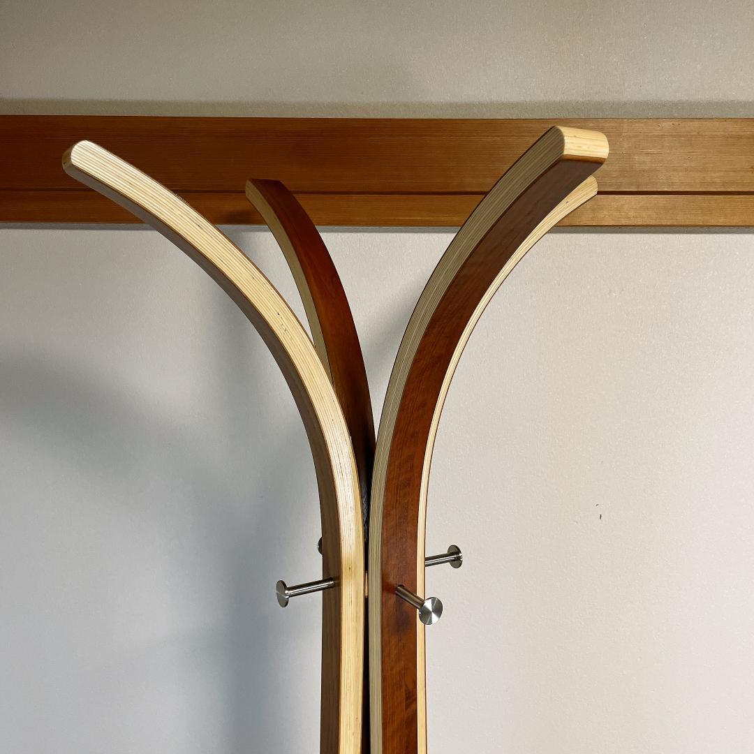 アクタス コートハンガー ハンガーラック 帽子ラック プライムウッド 曲木