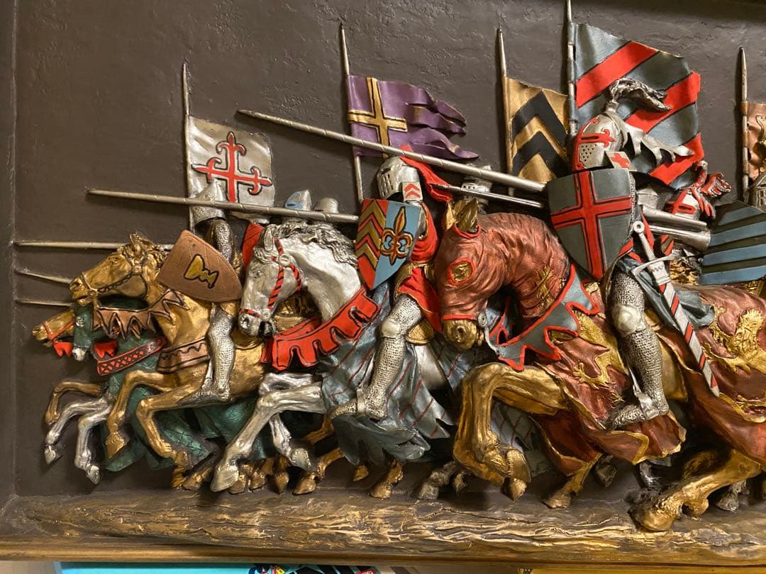 レリーフ壁掛け彫刻 MARCUS DESIGNS knight