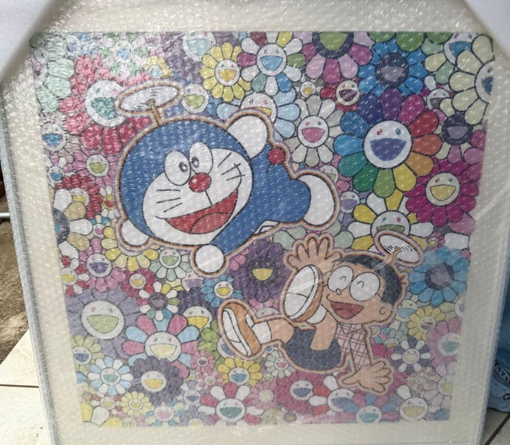 村上隆ドラえもん楽しいね版画ED300