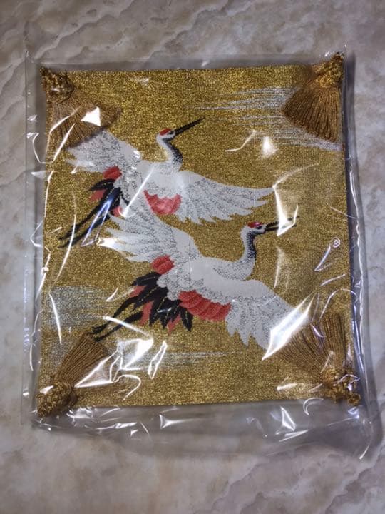 結納品　切手盆・掛袱紗セット