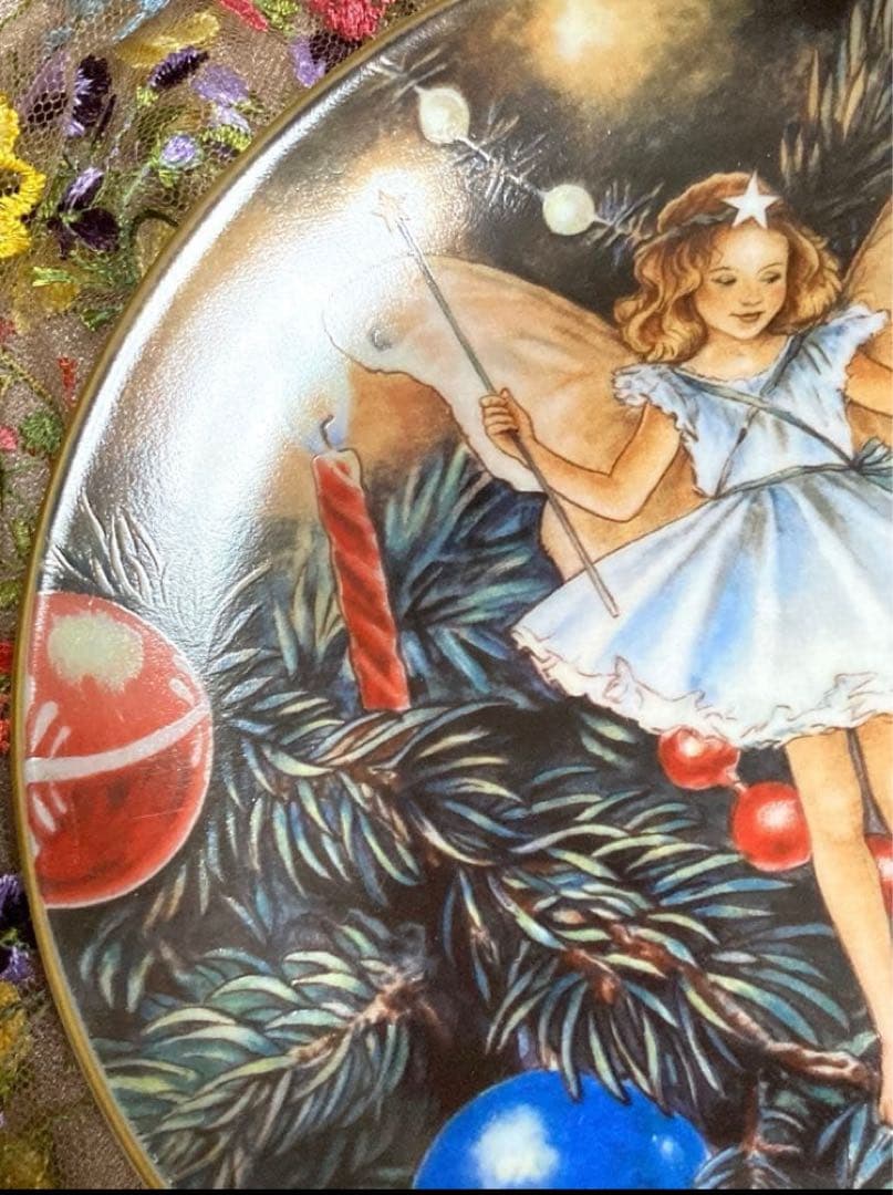 ★ シシリーメアリーバーカー 花の妖精【 クリスマスツリーの妖精】飾り皿