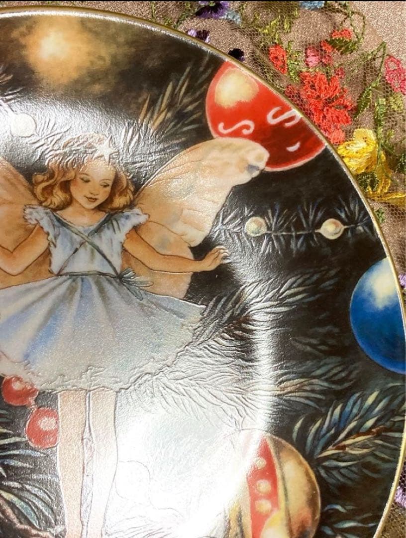 ★ シシリーメアリーバーカー 花の妖精【 クリスマスツリーの妖精】飾り皿