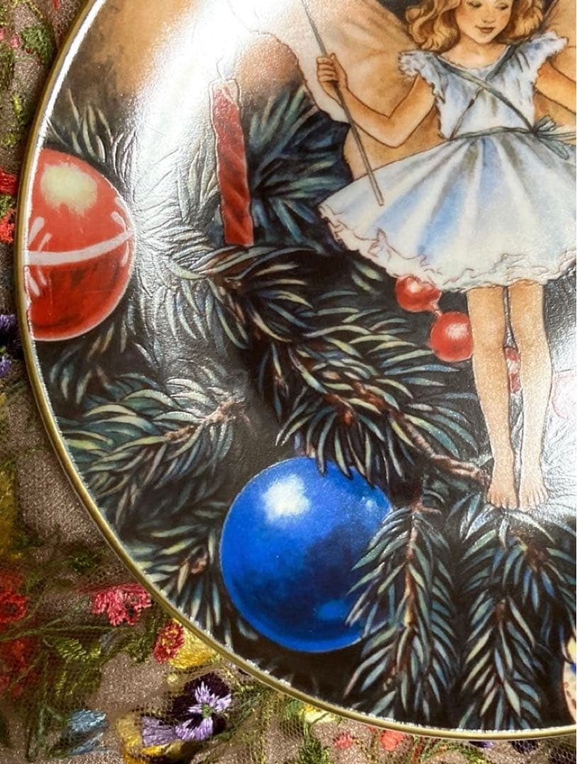 ★ シシリーメアリーバーカー 花の妖精【 クリスマスツリーの妖精】飾り皿