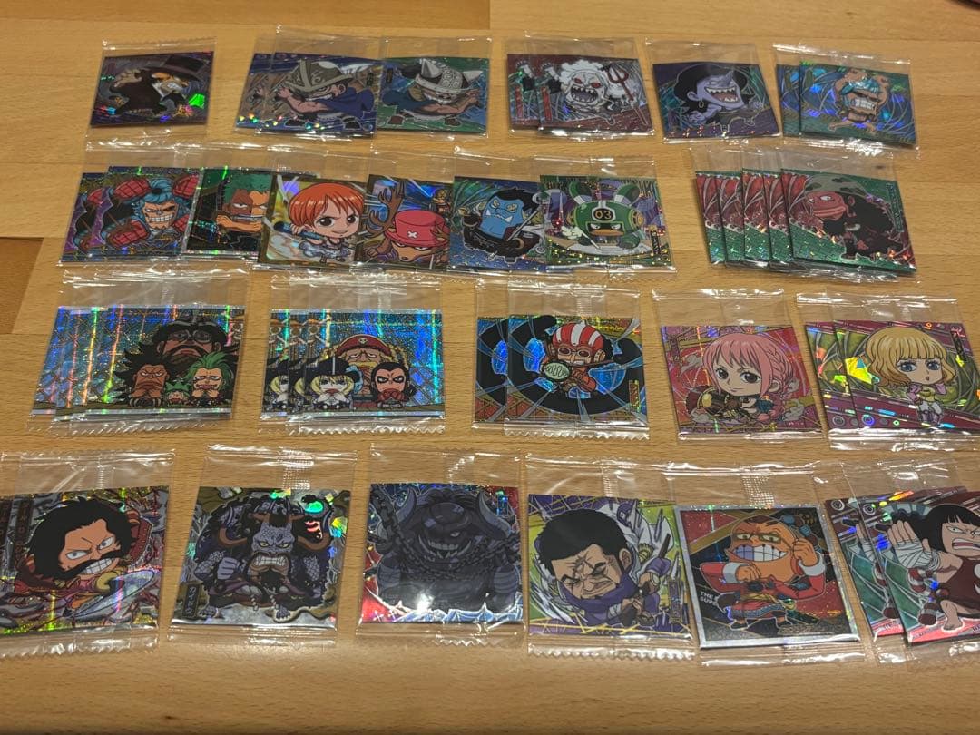 ワンピース ホログラムシールセット　約230枚