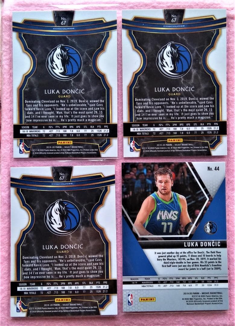 【限定特価】Luka Doncic ルカ ドンチッチ 4枚セット NBA カード