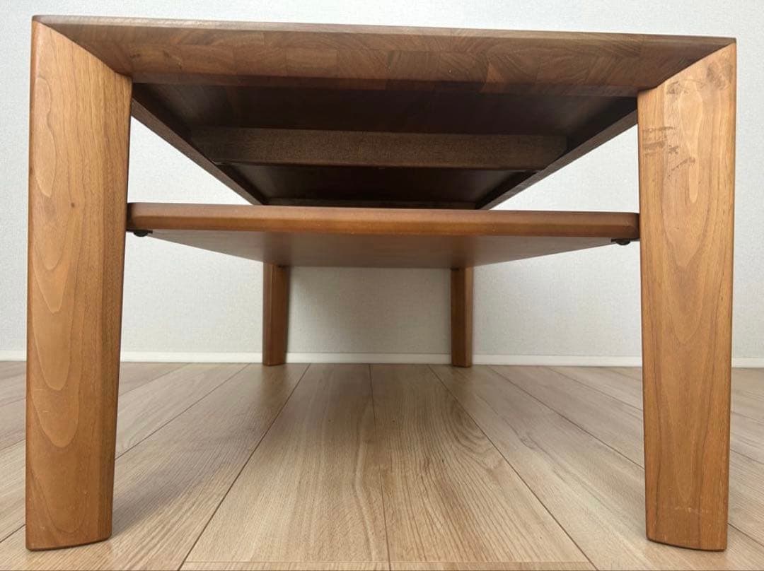 カリモク 木製 センターテーブル TU3785 ウォールナット ローテーブル