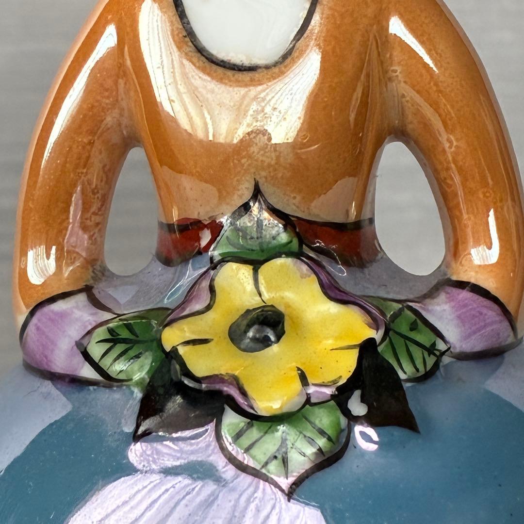 ラスター彩　パウダーシェーカー　置物　インテリア　年代物　骨董　ヴィンテージ