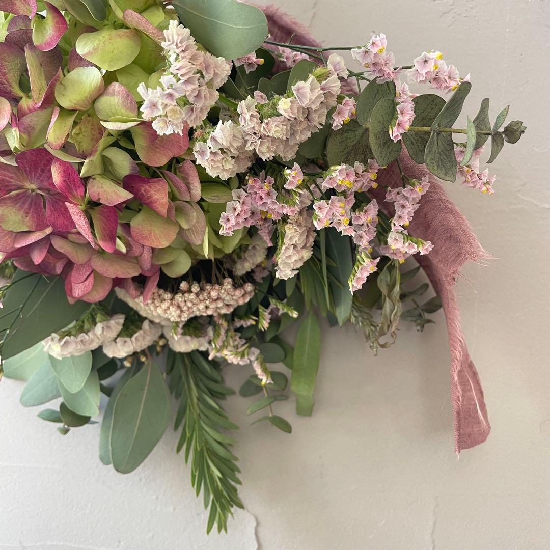 13.アンティーク紫陽花スワッグ