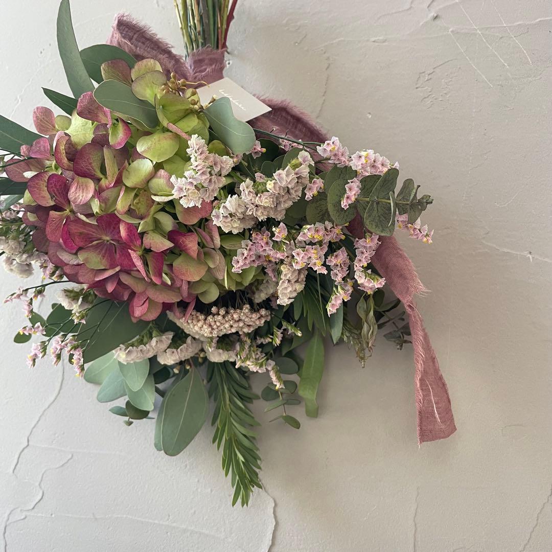 13.アンティーク紫陽花スワッグ