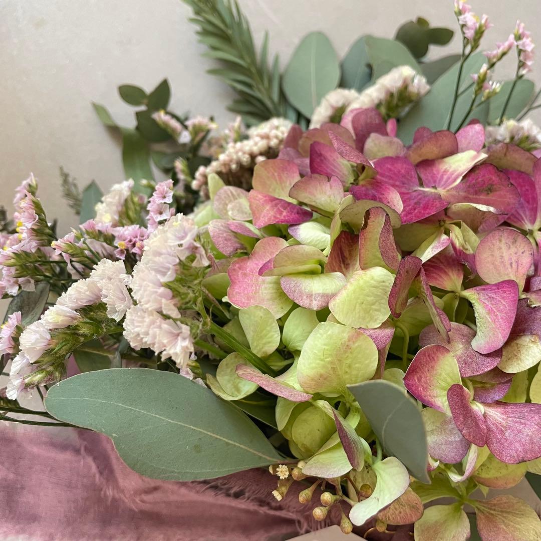 13.アンティーク紫陽花スワッグ