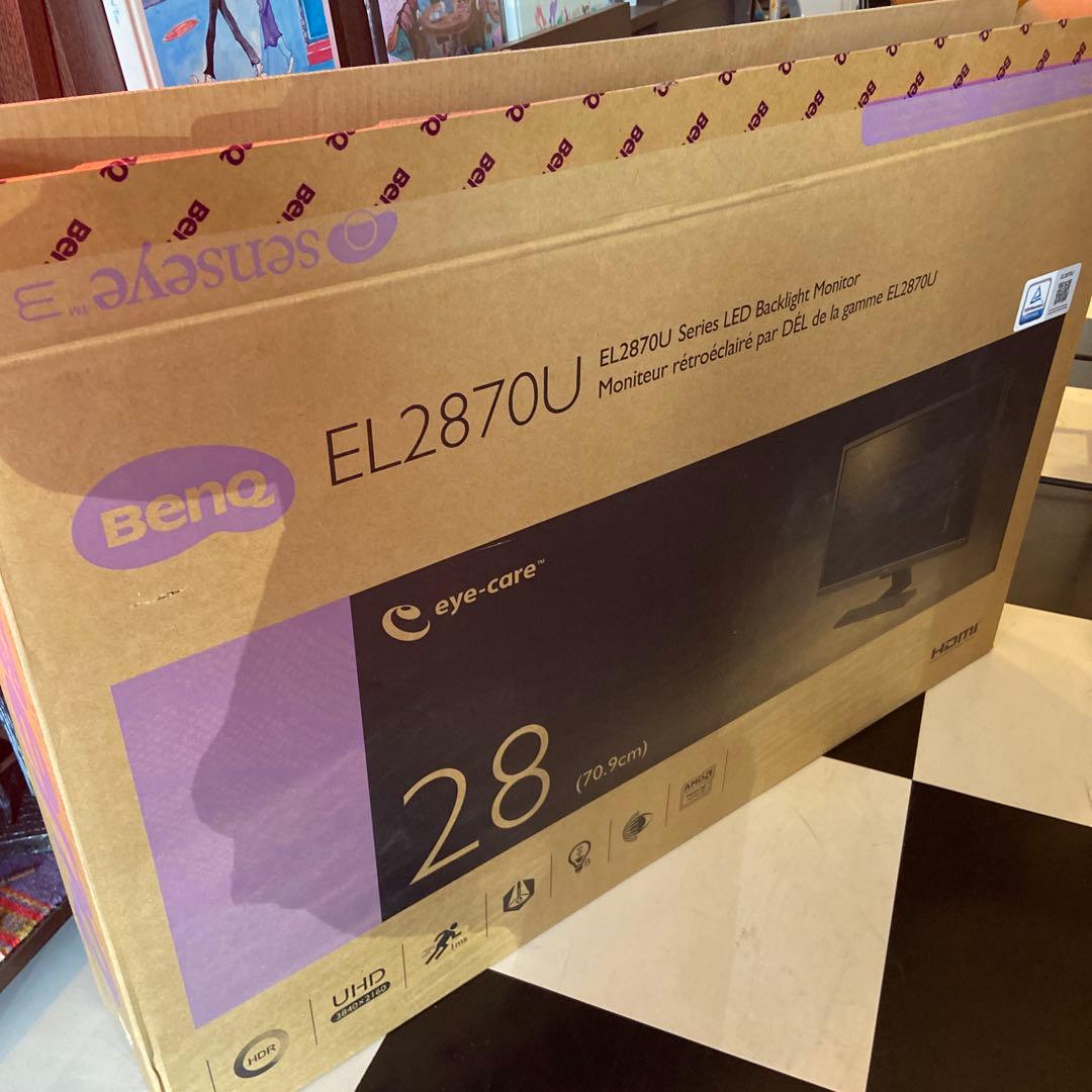 BenQ EL2870U 2018年製 ワンオーナー 極美品 非喫煙