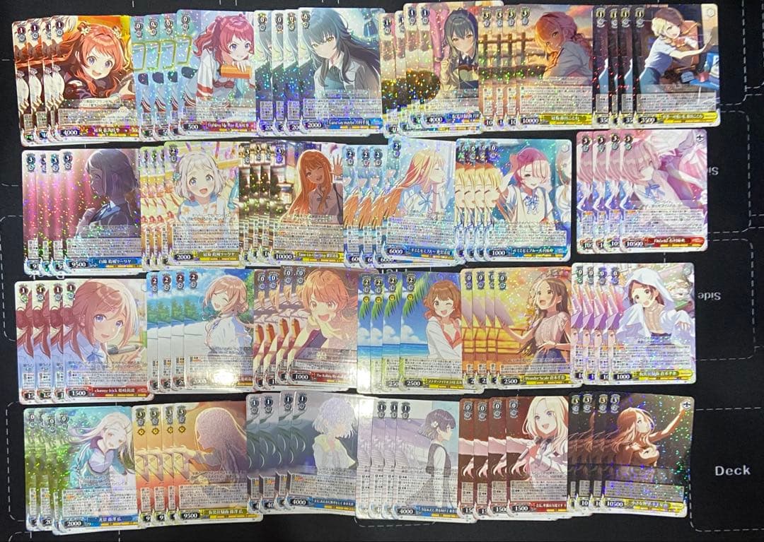 ヴァイスシュヴァルツ　学園アイドルマスター　RR以下4コン　RRはA統一