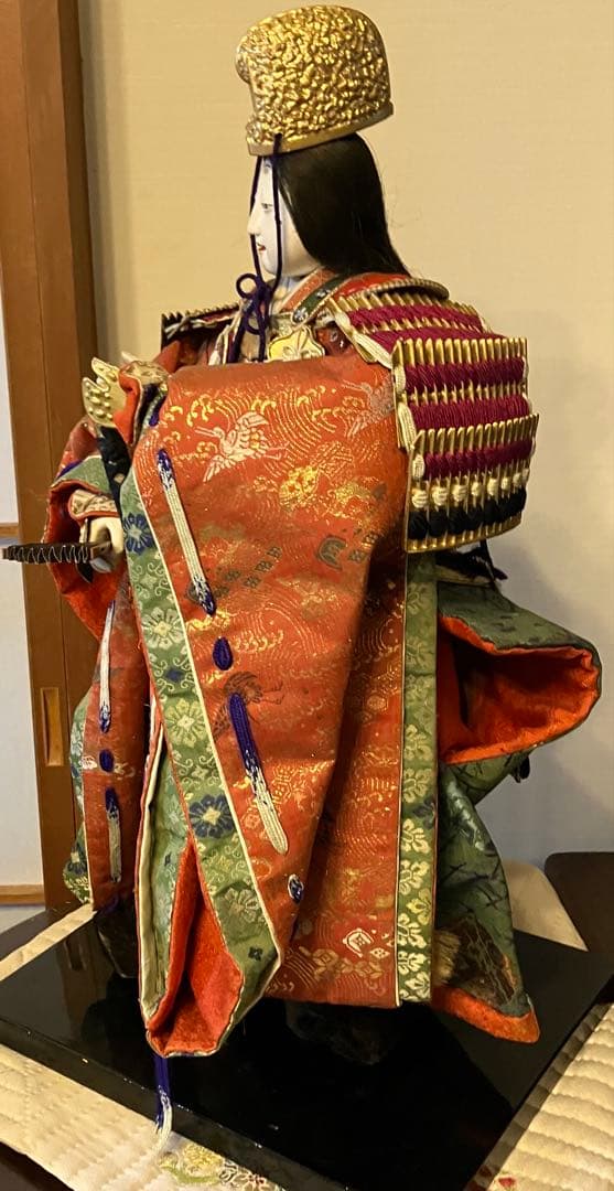 伝統的 雛人形 武士の衣装 約53cm