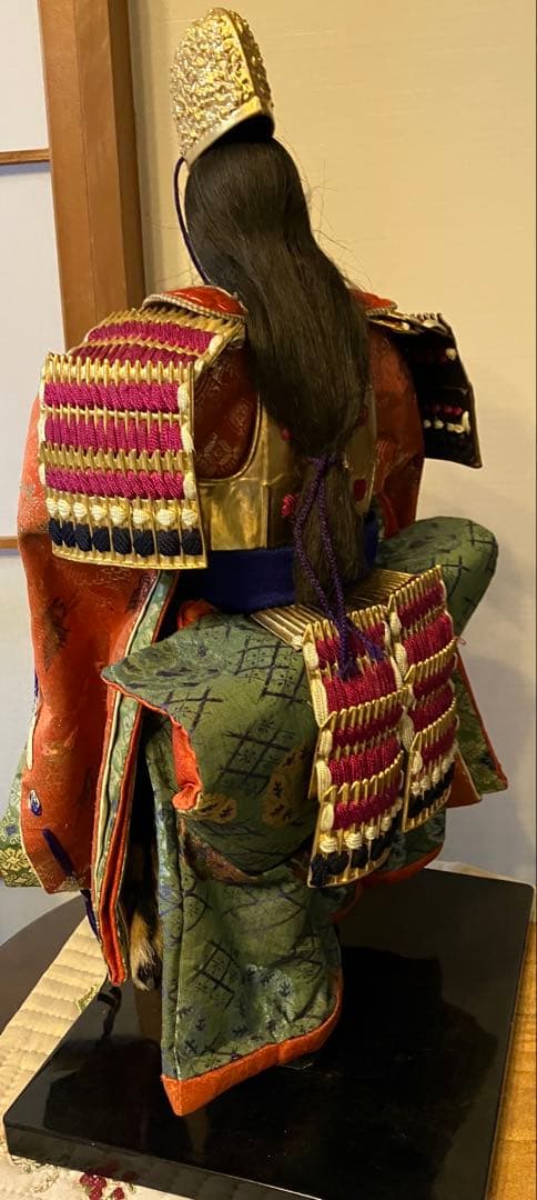 伝統的 雛人形 武士の衣装 約53cm