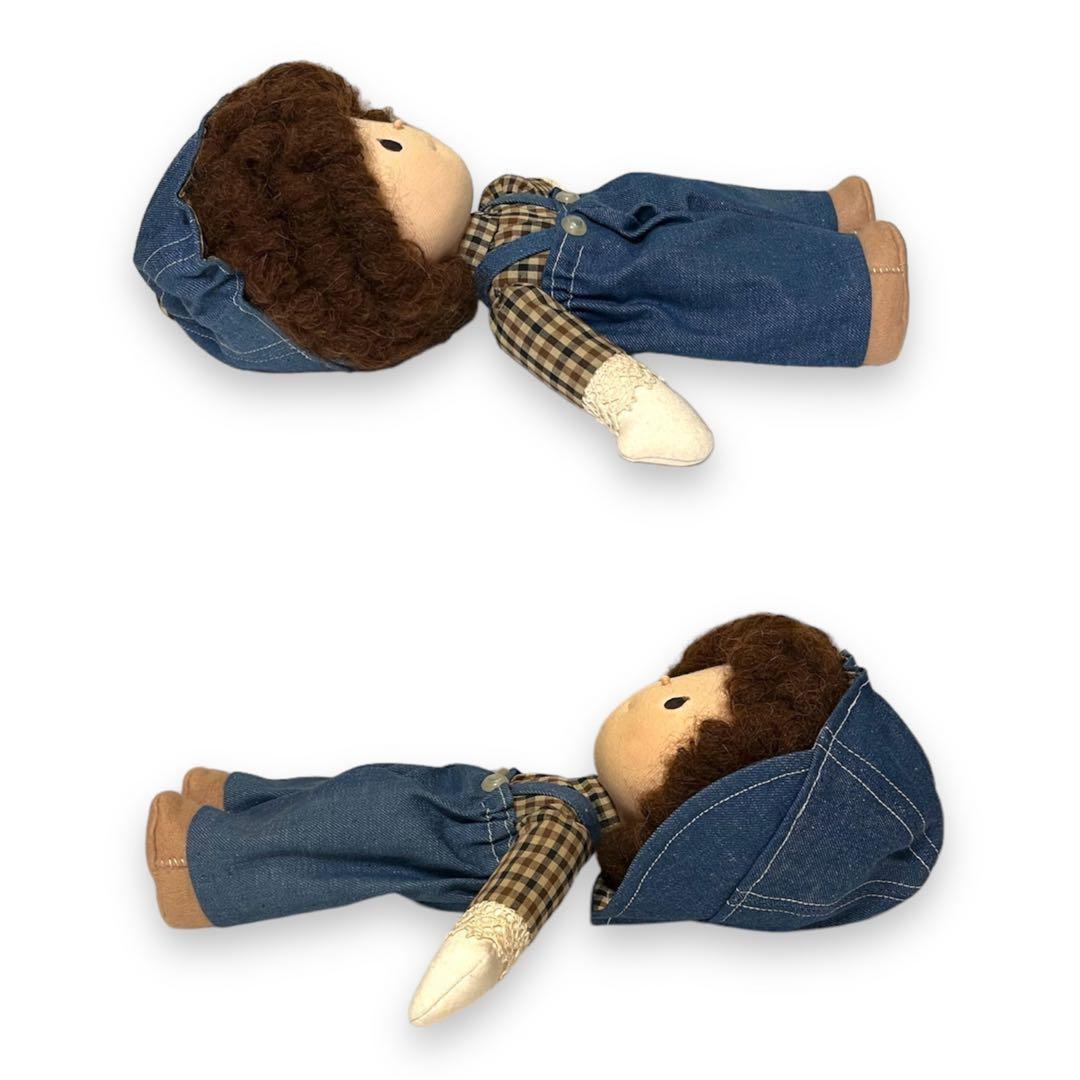 米山京子風 男の子 女の子 セット 人形 昭和レトロ ぬいぐるみ アンティーク