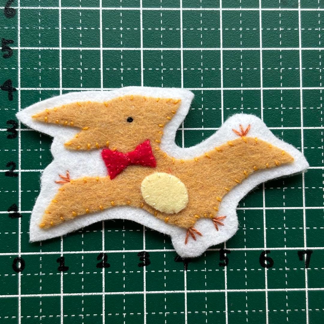 ハンドメイド フェルト ワッペン N＊様