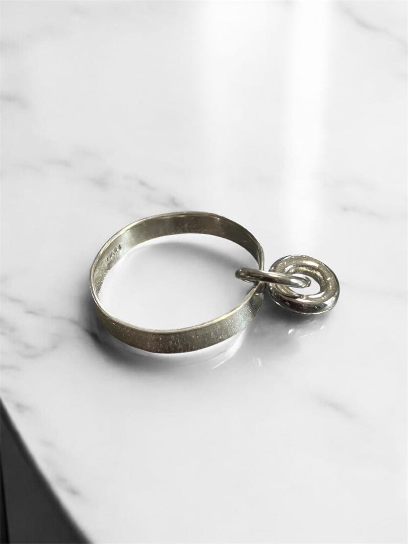 ハンドメイド　シルバーリング 9号 Charch jewelry