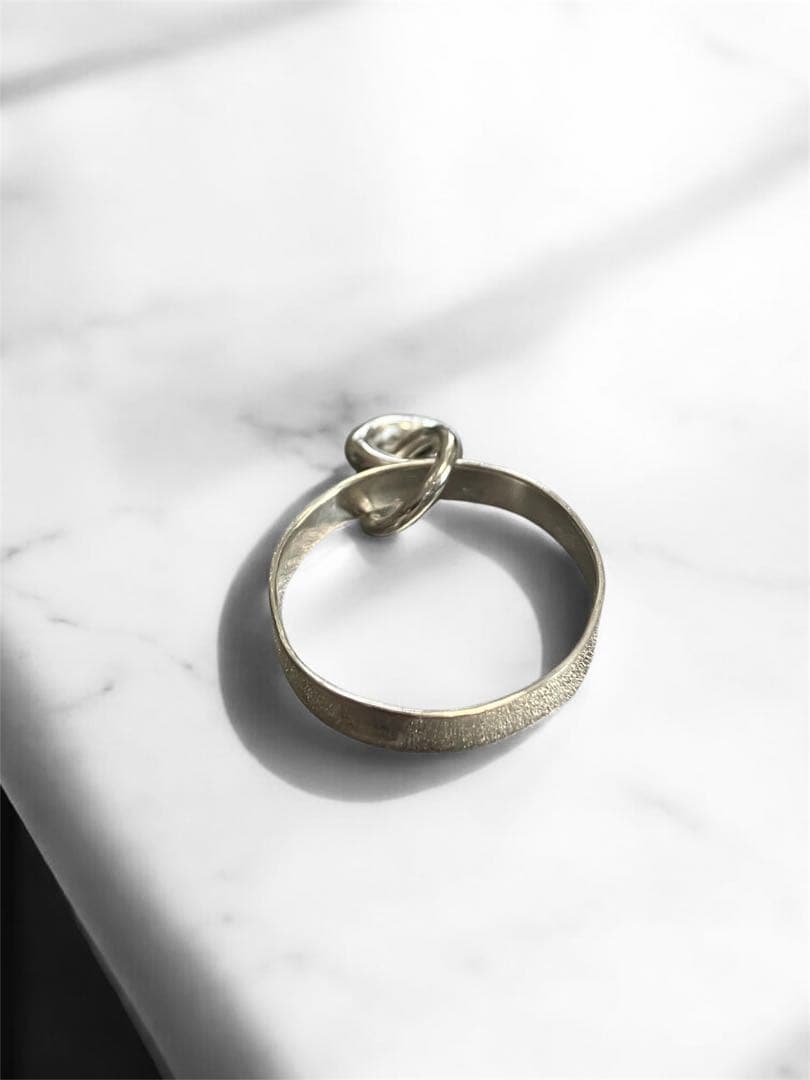 ハンドメイド　シルバーリング 9号 Charch jewelry