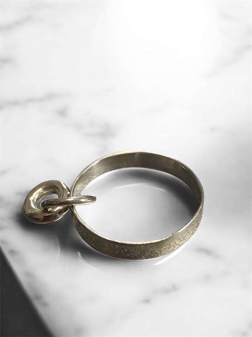 ハンドメイド　シルバーリング 9号 Charch jewelry