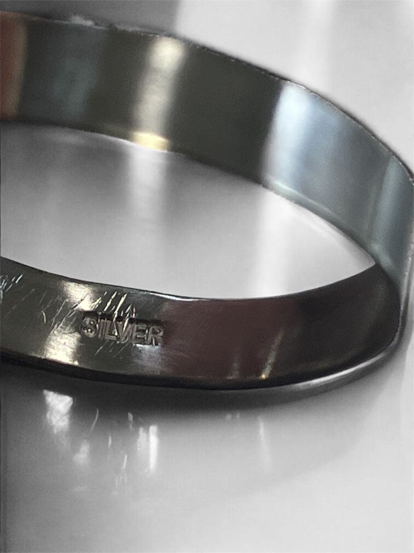 ハンドメイド　シルバーリング 9号 Charch jewelry