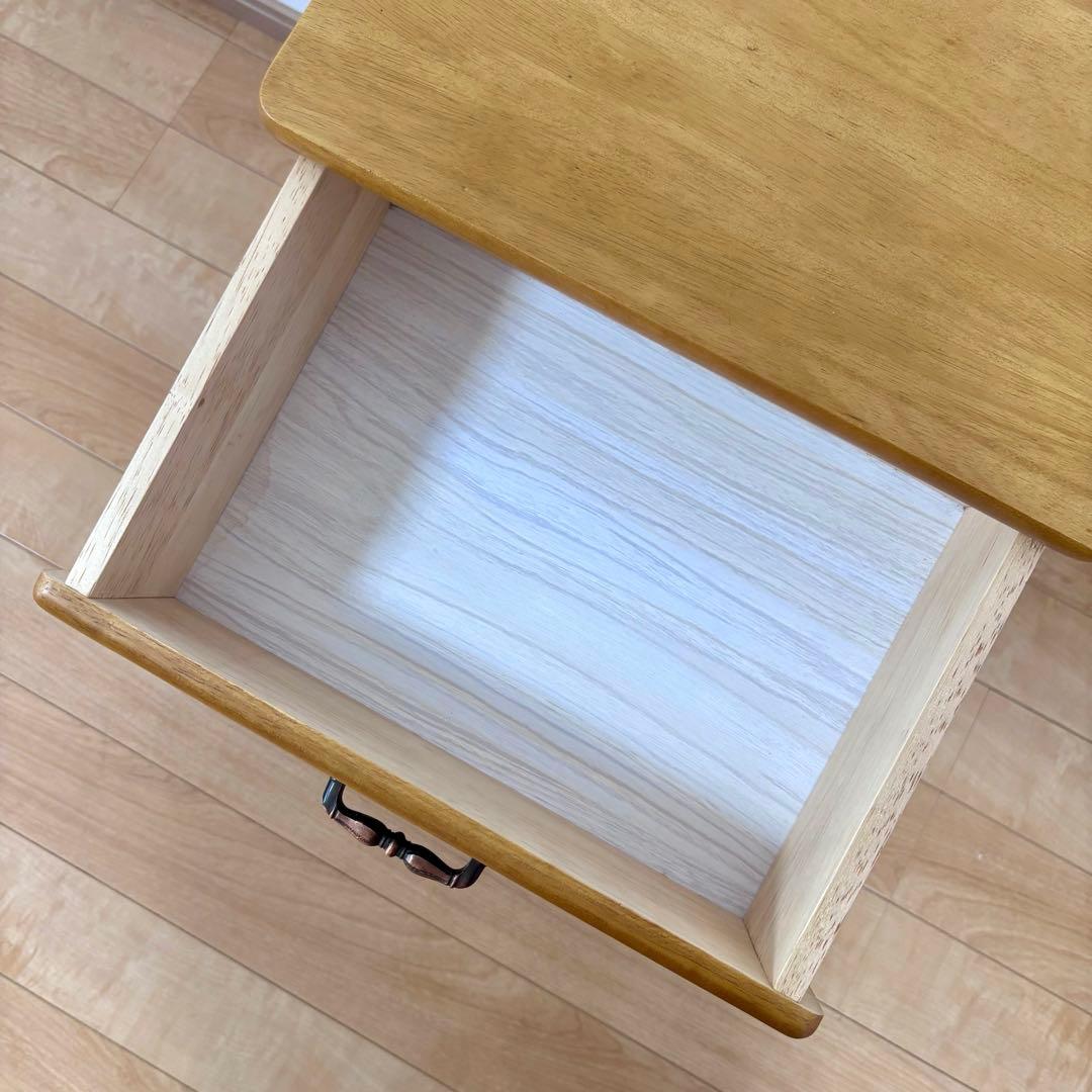 木製チェスト 5段 引き出し収納 小物収納 コンパクト アンティーク調 タンス