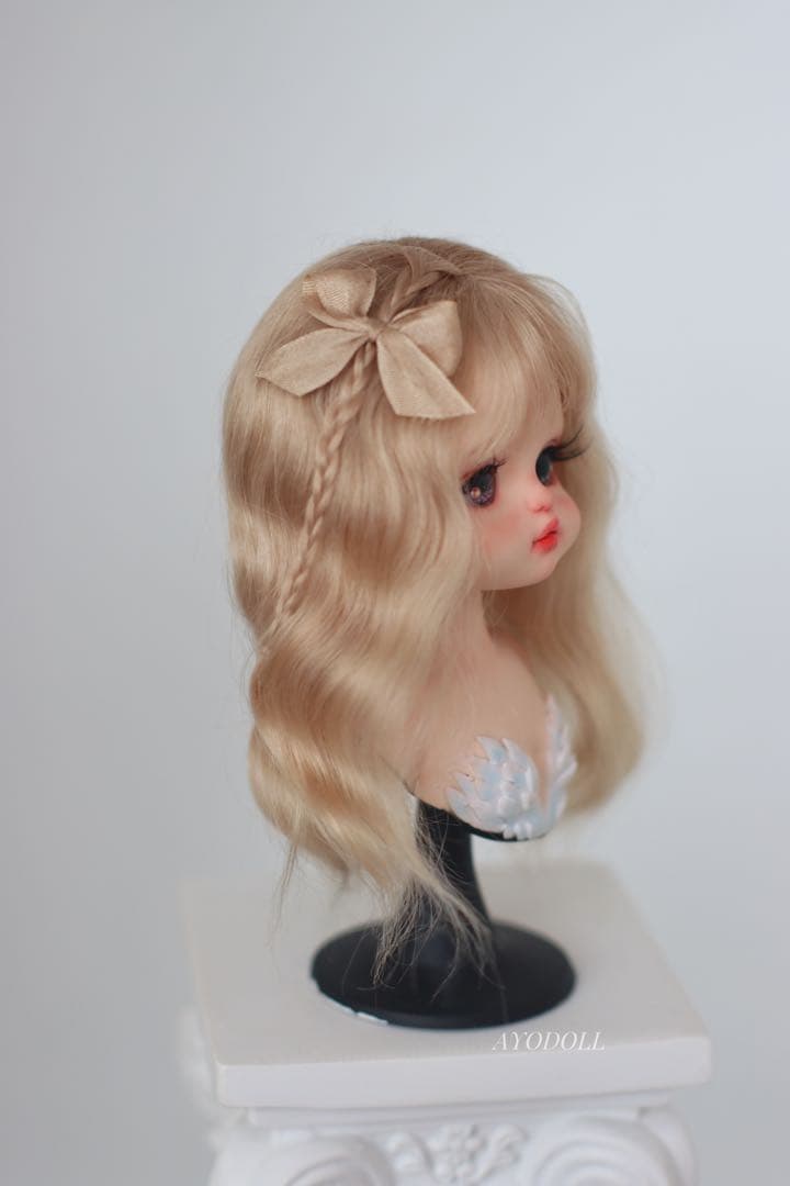 m様　ドール用　ウィッグ　5-6インチ