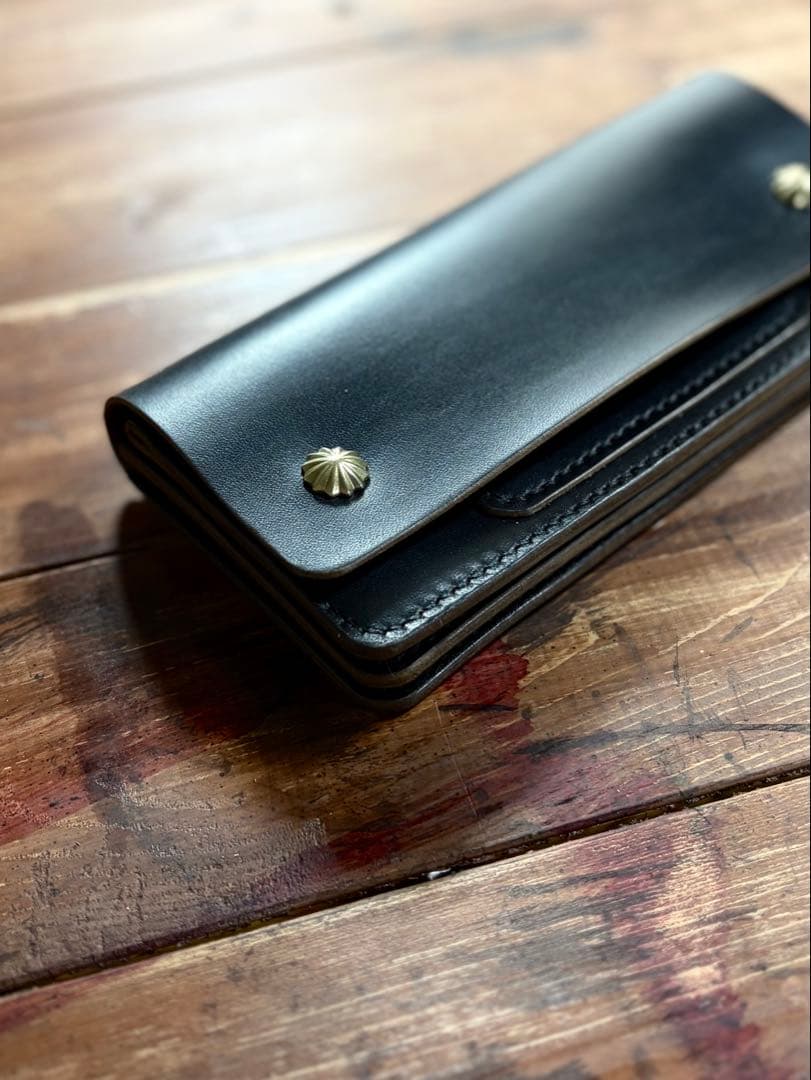 トラッカーウォレット TW-01 ホースバット 茶芯 アポロコンチョ 真鍮