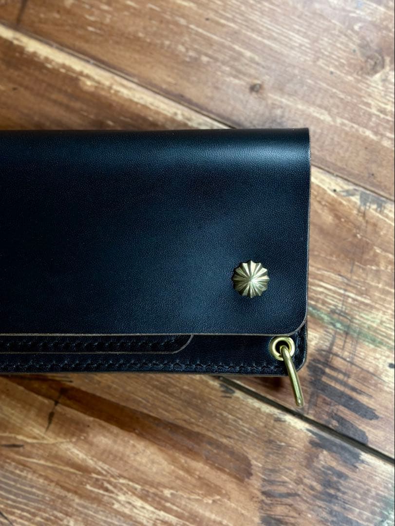 トラッカーウォレット TW-01 ホースバット 茶芯 アポロコンチョ 真鍮