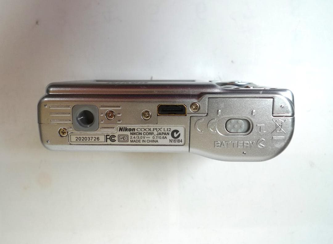 動作確認済★Nikon COOLPIX L12 コンパクトデジタルカメラ単三