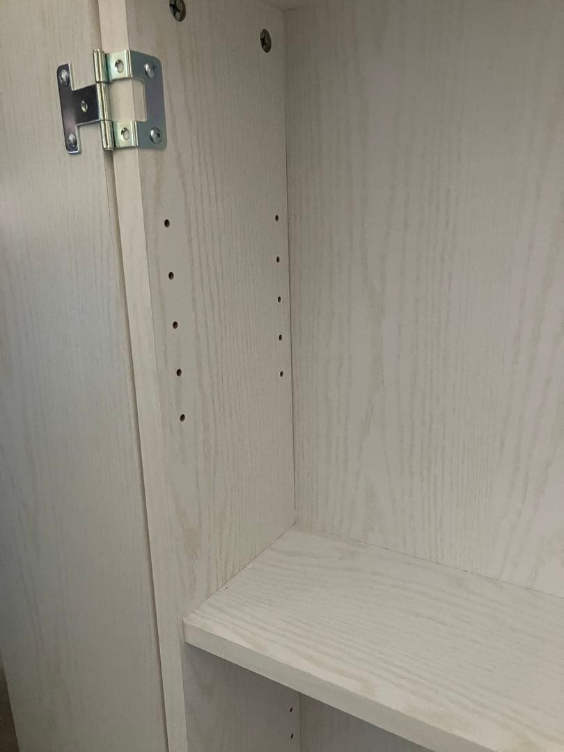 ホワイト 4段本棚 収納棚