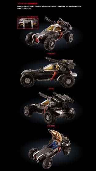 2機セット バギータイプ高速戦闘車 ダイアクロン ビークルズセット6