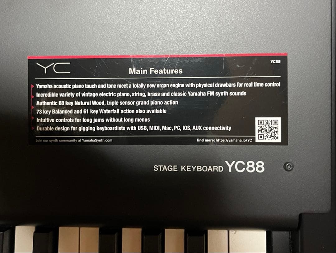 鍵盤楽器 YAMAHA YC88