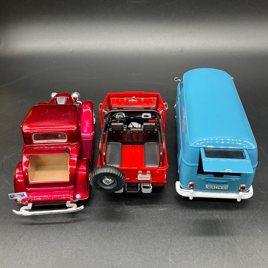 ミニカー Toyota FJ40 Volkswagen Van Ford Coupe