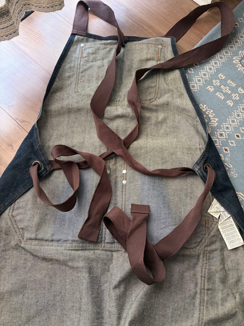 【決まりました】Carhartt ダークブルー デニムエプロン