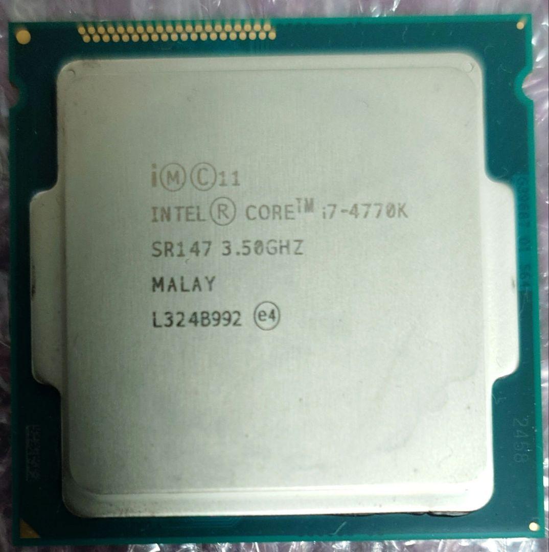 Intel Core i7-4770K 3.5GHz CPU 3個セット