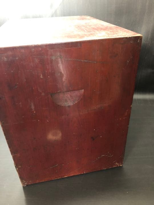 書庫 和本や古書 古本 古文書の収納に！書棚本棚木箱 大蔵経 観音開き 時代家具