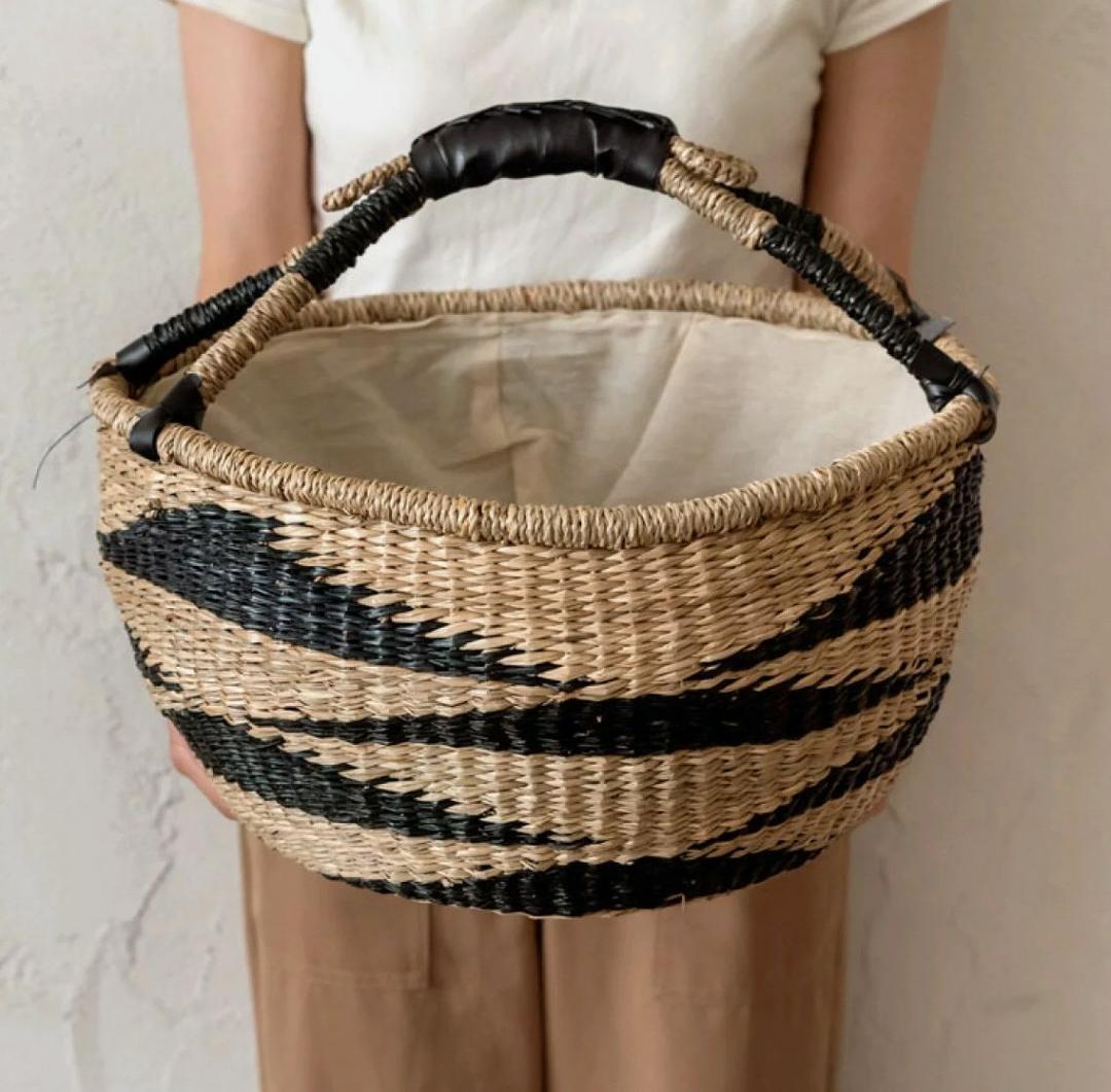 アジアン バリ島 人気 天然 シーグラス バスケット かご 収納 家具 リゾート