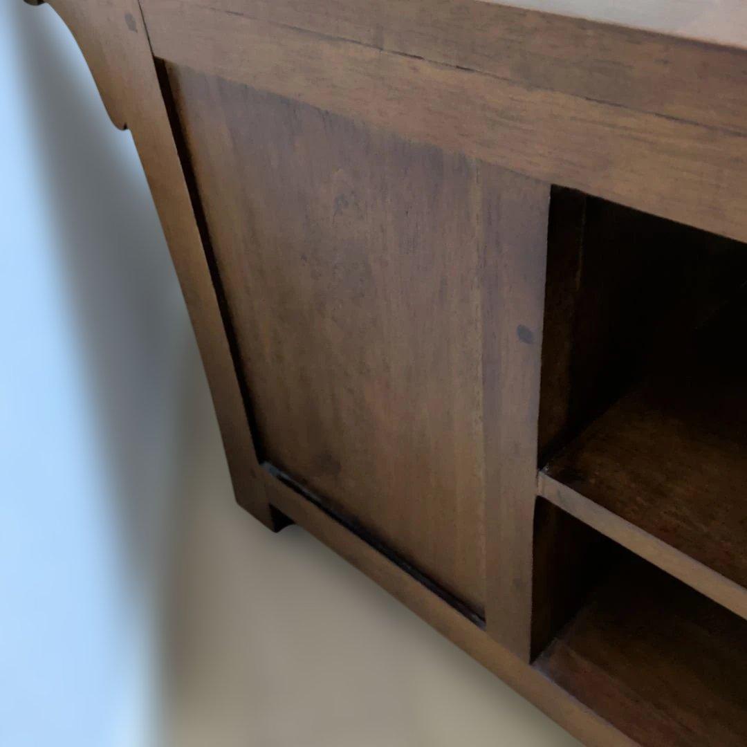 木製テレビ台 収納付き アジアンテイスト（送料込）