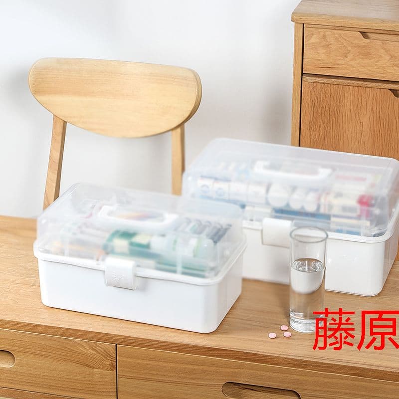 救急箱 薬箱 収納箱 ツールボックス 応急ボックス 多機能収納ケース 携帯 r