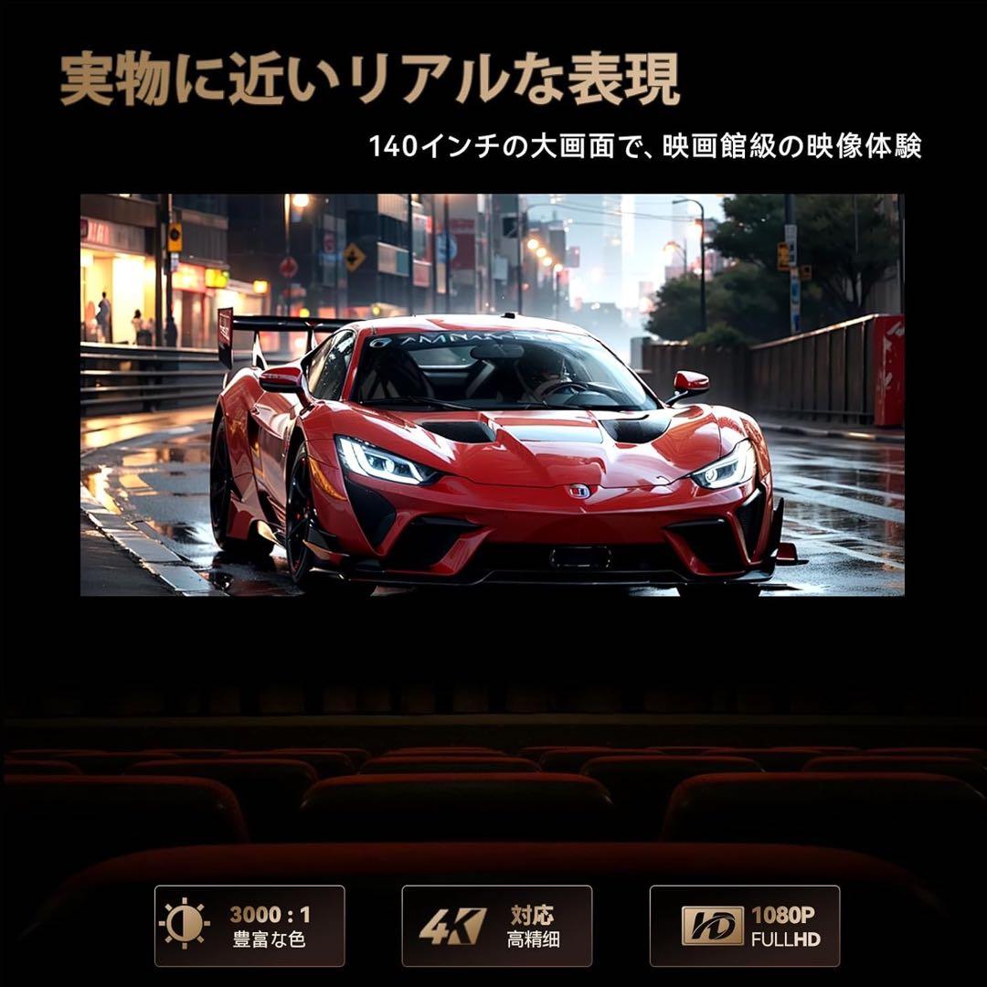 わんちゃん Wanbo X5 Pro プロジェクターGoogle TV搭載