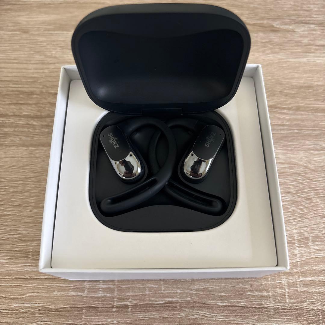 ✨中古美品　Shokz OpenFit Air ブラック ワイヤレスイヤホン