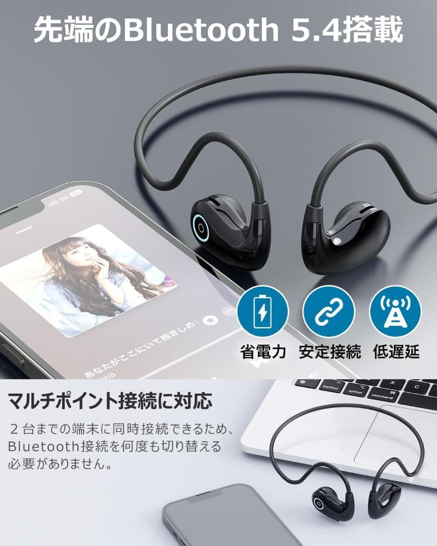 【新品 未使用品】オープンイヤーイヤホン DSPアンプ搭載