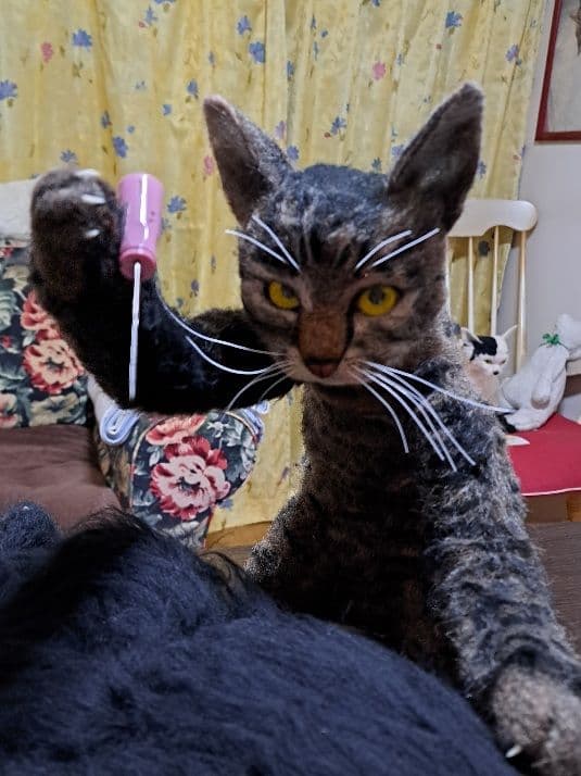 【オーダーメイド】【お値段以上】羊毛フェルト　うちの猫