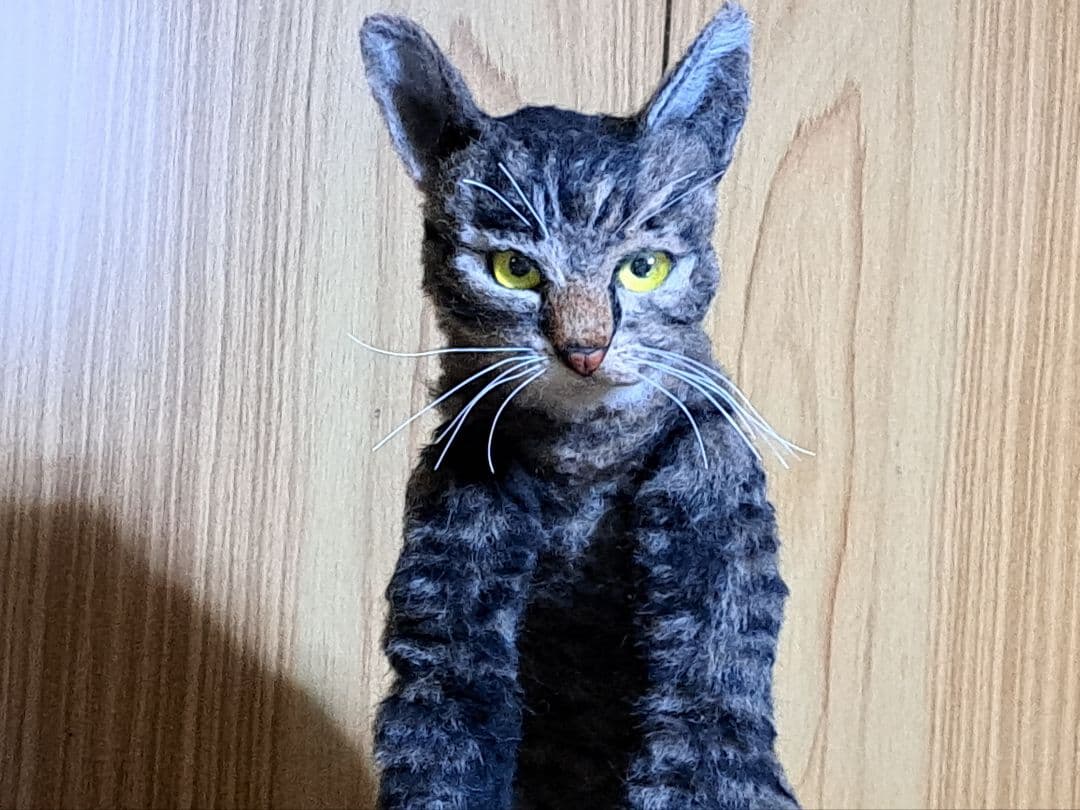 【オーダーメイド】【お値段以上】羊毛フェルト　うちの猫