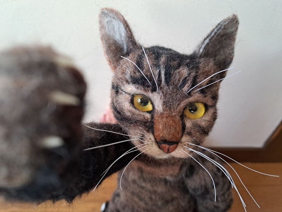 【オーダーメイド】【お値段以上】羊毛フェルト　うちの猫