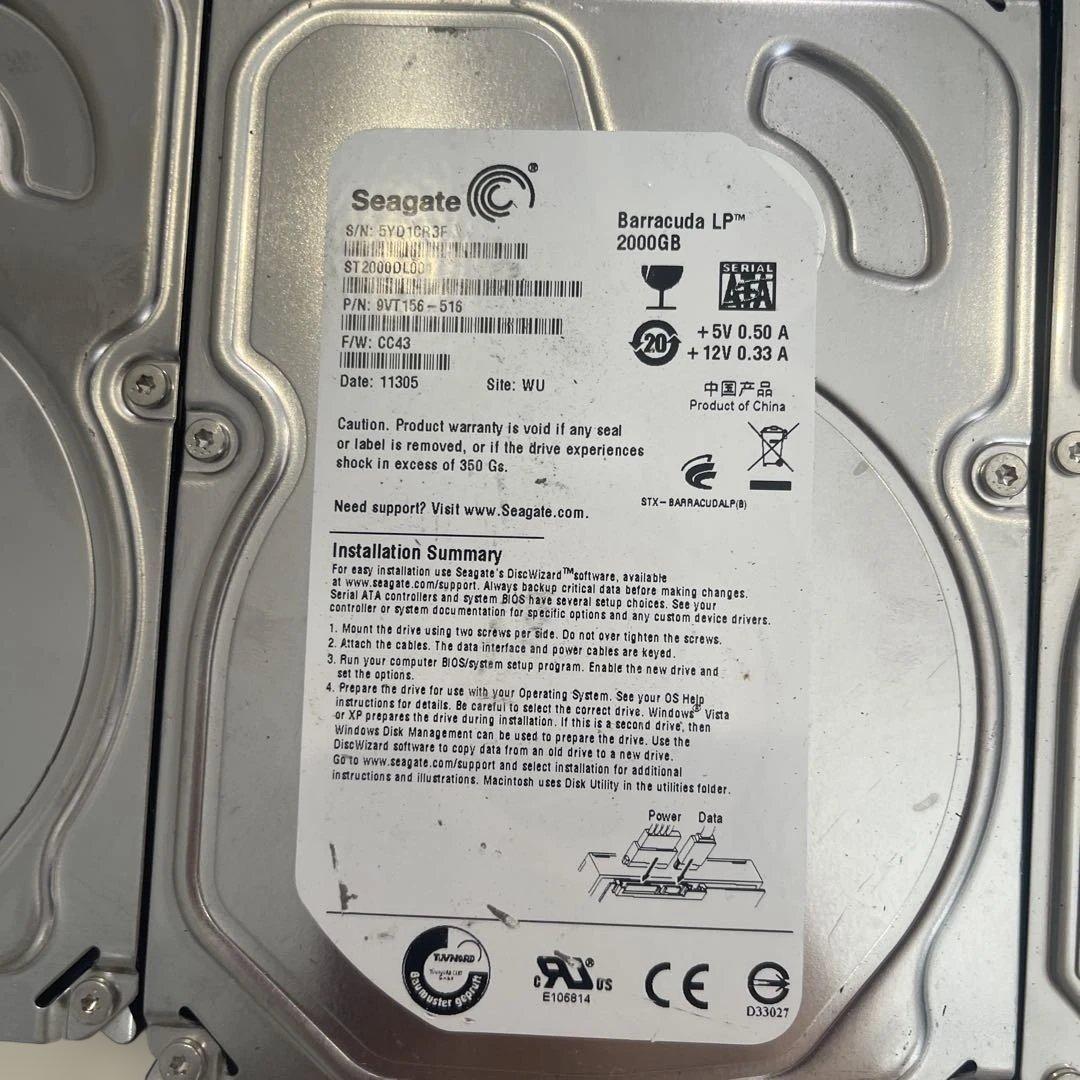 Seagate Barracuda HDDセット